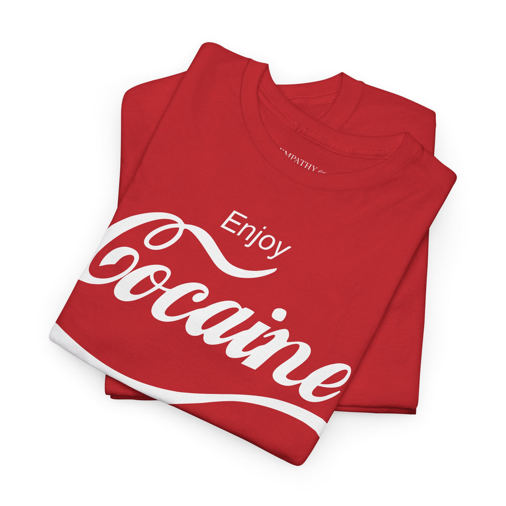 Enjoy Cocaine Unisex Heavy Cotton Tee