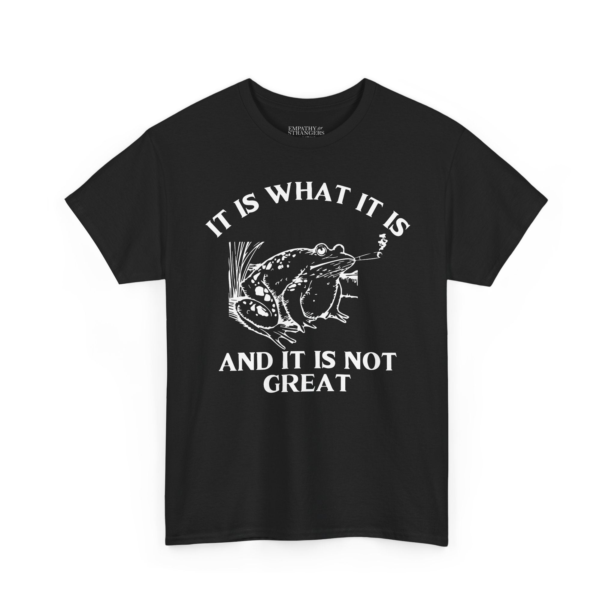 It Is What It Is Frog Unisex Heavy Cotton Tee