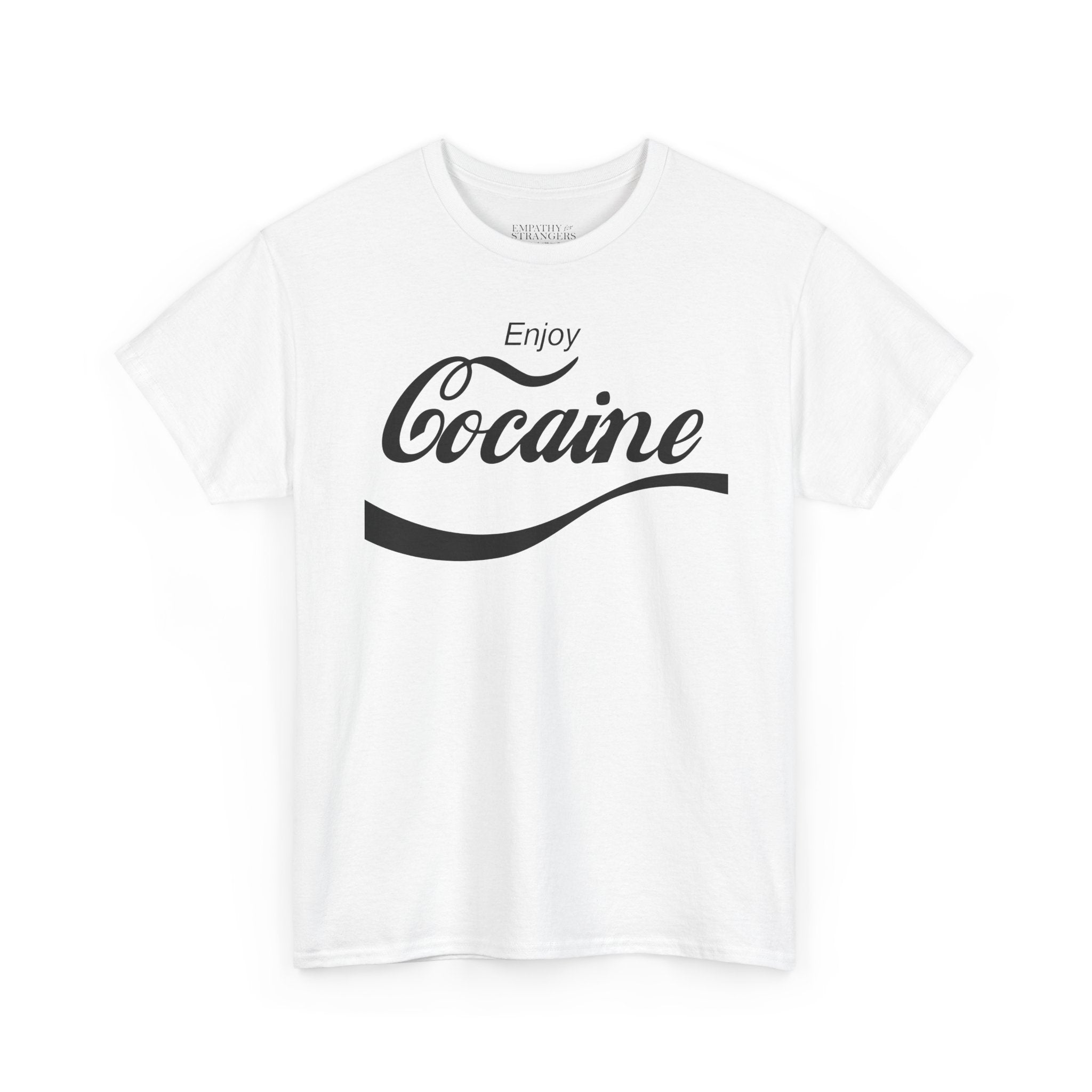 Enjoy Cocaine Unisex Heavy Cotton Tee