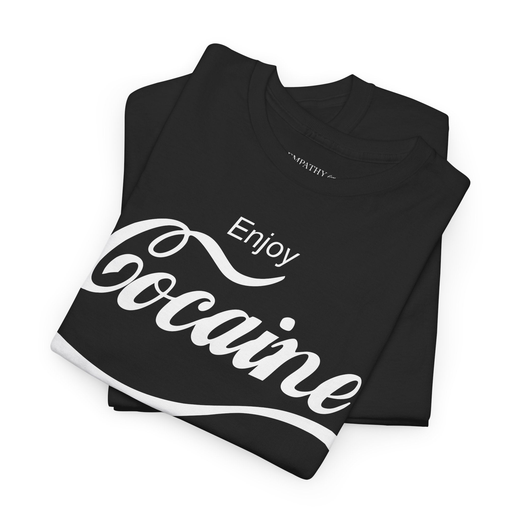Enjoy Cocaine Unisex Heavy Cotton Tee