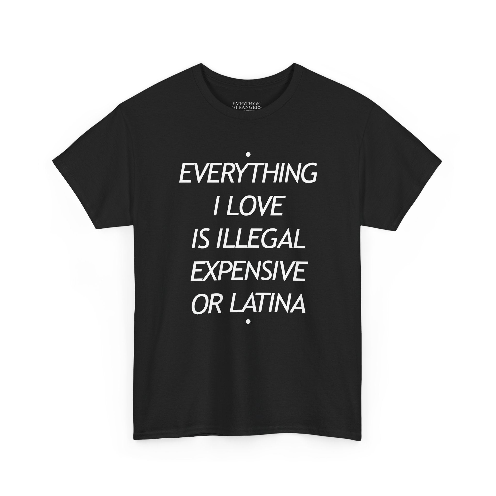 Everything I Love is Illegal Expensive or Latina Unisex Heavy Cotton Tee